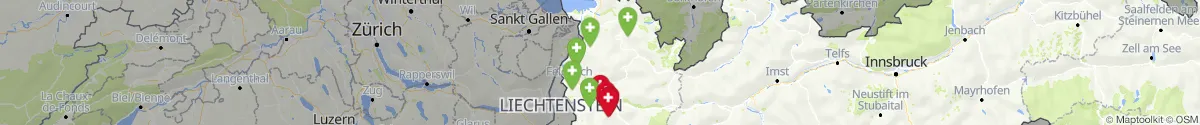Map view for Pharmacies emergency services nearby Sonntag (Bludenz, Vorarlberg)